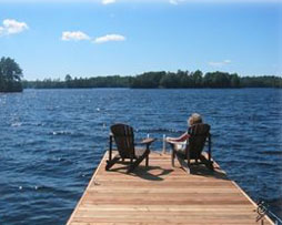 Relaxing in Muskoka, where Canadian federal politics seem mercifully far away