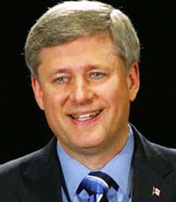 Prime Minister Stephen Harper at a news conference in Calgary Sept. 1, 2009. He argued on Sept. 2 that a fall federal election would hurt the Canadian economy.