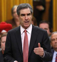 Michael Ignatieff in the Canadian House of Commons, June 2009.