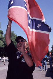 Wayne Kellestine protests against the London, Ontario gay pride parade in 2005, the year before the Southwestern Ontario biker massacre.