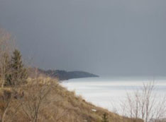 Biker massacre geography: Lake Erie shoreline, Dutton-Dunwich Township, Elgin County, Ontario, March 2009. Jeremy Marks.