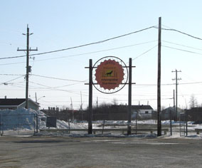 Attawapiskat First Nation, down on the ground.