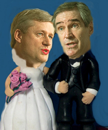 Politics, as they say, often enough makes strange bedfellows – especially in Canada?