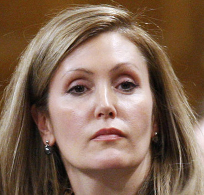 Minister of State for Status of Women Helena Guergis during Question Period in Canadian House of Commons, March 2010. Photograph by: Chris Wattie, Reuters.