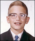 A 12-year-old Jack Layton smiles for his school photo in Hudson, Quebec.