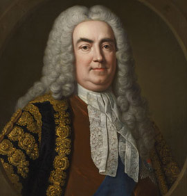 Robert Walpole, who pioneered the modern office of prime minister during the 18th century “Whig Supremacy” in England.  The Tories were serious monarchists. The Whigs were at least closet republicans – even then, in an age when the German English monarchs could barely speak English. 