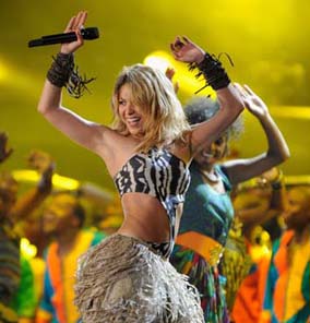 Shakira performs at kick-off concert for 2010 World Cup at Orlando Stadium in Soweto, South Africa. Photograph by: Stuart Franklin, Getty Images. Meanwhile, what if we suddenly did stumble into a surprise federal election in Canada, over the Afghanistan documents that almost everyone has already forgotten?