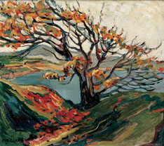 Emily Carr, “Tree in Autumn.”