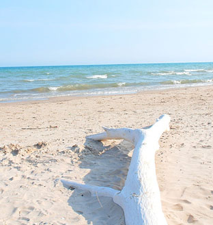 Lake Huron, Pinery Provincial Park, Grand Bend, Ontario.